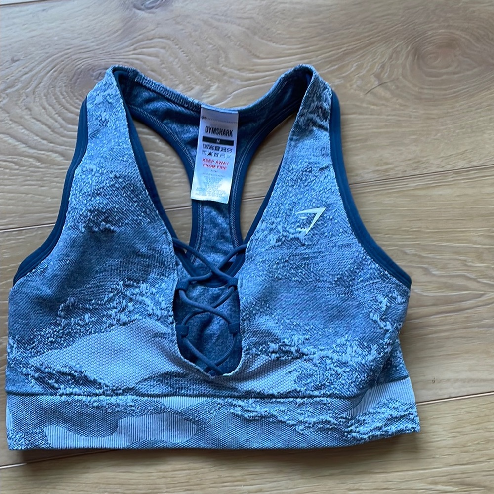 Gymshark Women's Blue Sports Bra